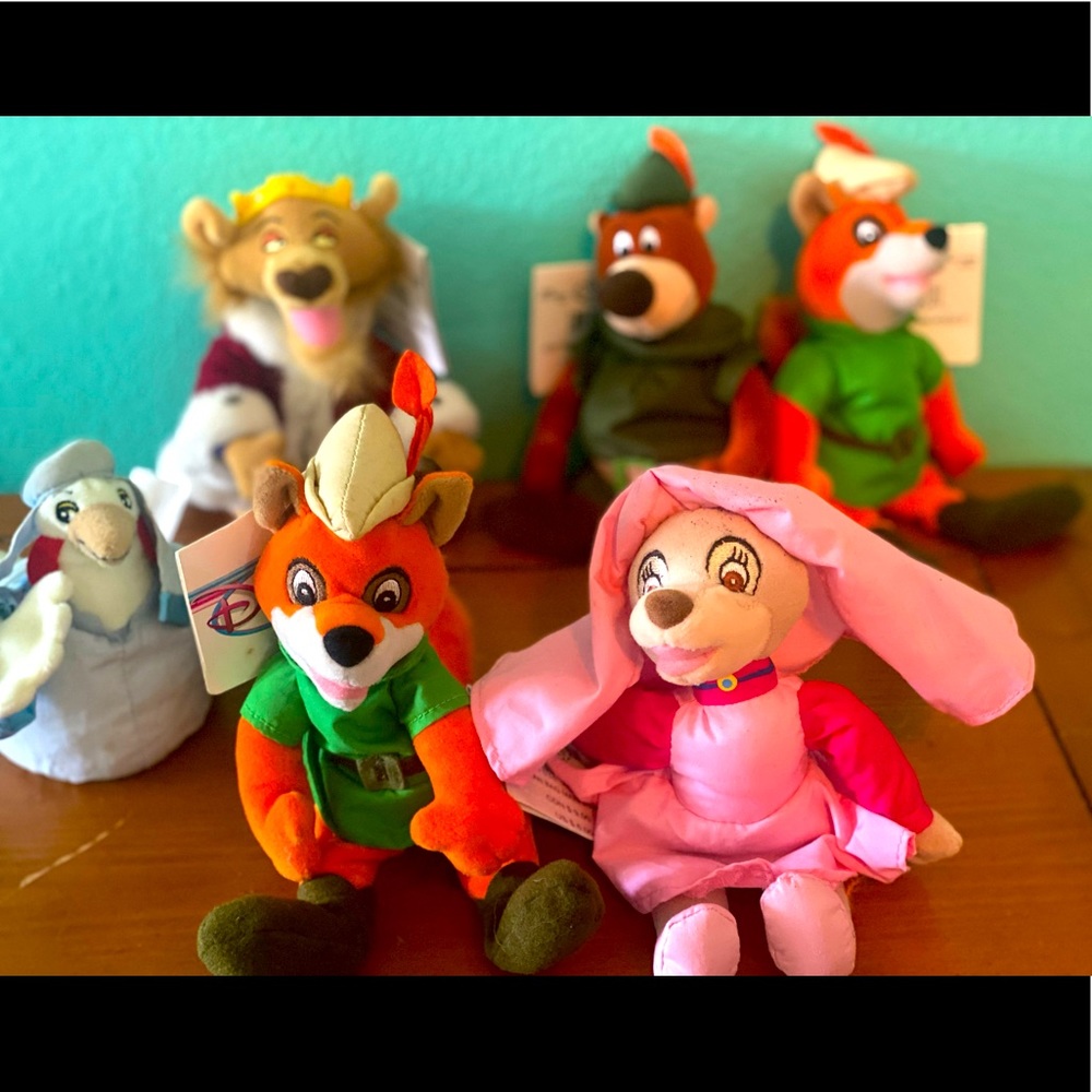 Robin Hood Disney Bean Bag Collection